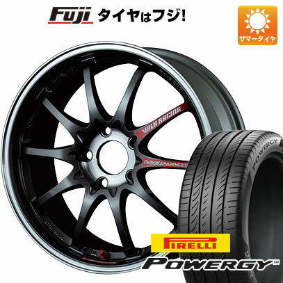 【新品国産5穴114.3車】 夏タイヤ ホイール4本セット 225/60R18 ピレリ パワジー レイズ ボルクレーシング CE28 SL 18インチ(送料無料)