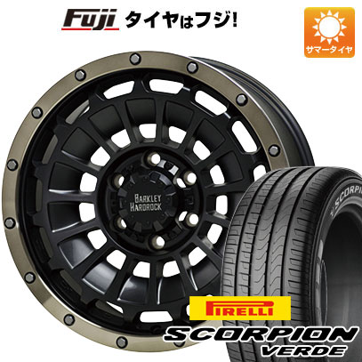 【新品国産車用5穴114.3】 夏タイヤ ホイール4本セット 215/70R16 ピレリ スコーピオン ヴェルデ ホットスタッフ バークレイハードロック ローガン 16インチ(送料無料)