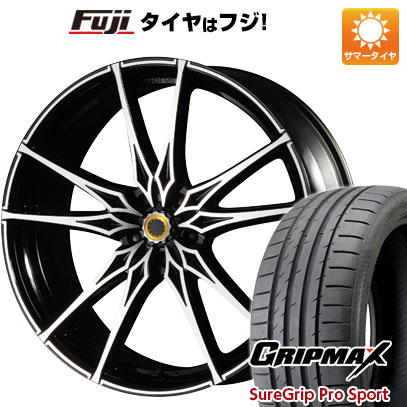 【新品国産車用5穴114.3】 夏タイヤ ホイール4本セット 245/40R20 グリップマックス シュアグリップ PRO SPORT BSW（限定） エムズスピード ジュノウ ライジング 20インチ(送料無料)