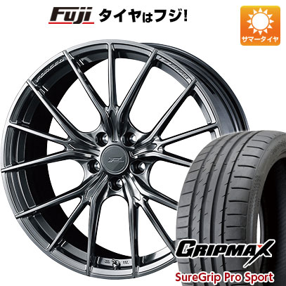 【新品国産車用5穴114.3】 夏タイヤ ホイール4本セット 245/40R20 グリップマックス シュアグリップ PRO SPORT BSW（限定） WEDS ウェッズ F-ZERO FZ-1 20インチ(送料無料)