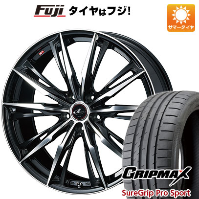 【新品国産車用5穴114.3】 夏タイヤ ホイール4本セット 245/45R19 グリップマックス シュアグリップ PRO SPORT BSW（限定） WEDS ウェッズ レオニス GX 19インチ(送料無料)
