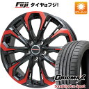 【新品国産5穴114.3車】 夏タイヤ ホイール4本セット 225/40R19 グリップマックス シュアグリップ PRO SPORTS BSW（限定） ビッグウエイ LEYSEEN プラバ5X(レッドクリア) 19インチ(送料無料)