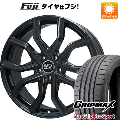 【新品国産5穴114.3車】 夏タイヤ ホイール4本セット 225/40R19 グリップマックス シュアグリップ PRO SPORTS BSW（限定） MSW by OZ Racing MSW 41(グロスブラック) 19インチ(送料無料) サマータイヤ