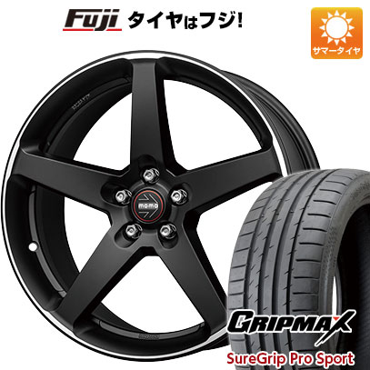 【新品国産5穴100車】 夏タイヤ ホイール4本セット 215/40R18 グリップマックス シュアグリップ PRO SPORTS BSW（限定） モモ ファイブ 18インチ(送料無料) サマータイヤ
