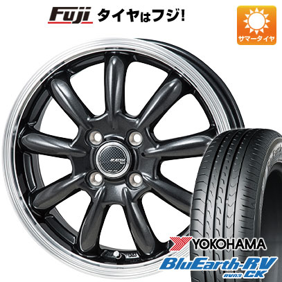 【パンク保証付】【新品国産4穴100車】 夏タイヤ ホイール4本セット 175/65R15 ヨコハマ ブルーアース RV-03CK モンツァ JPスタイル バーニー 15インチ(送料無料)