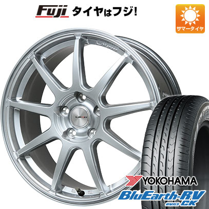 【パンク保証付き】【新品 軽自動車】ハスラー デリカミニ(4WD) 夏タイヤ ホイール4本セット 165/60R15 ヨコハマ ブルーアース RV-03CK レアマイスター LMスポーツLM-QR 15インチ(送料無料) サマータイヤ