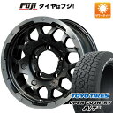 【新品】ジムニーシエラ 夏タイヤ ホイール4本セット 195/80R15 トーヨー オープンカントリー A/T III RBL レアマイスター LMG MS-9W ブラック/ブラッククリアリム 15インチ(送料無料)