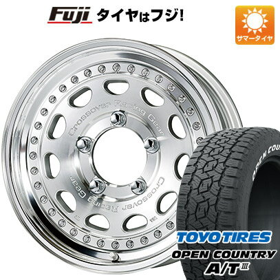 【新品】ジムニーシエラ 夏タイヤ ホイール4本セット 195/80R15 トーヨー オープンカントリー A/T III RWL/RBL ワーク クラッグ ガルバトレ 15インチ(送料無料)