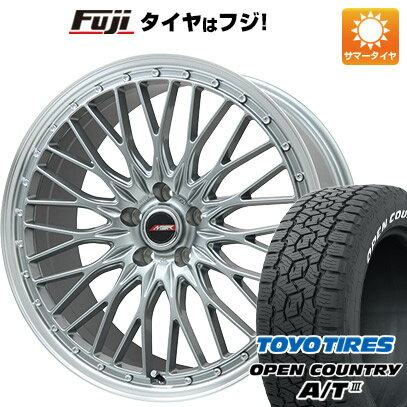 【新品国産5穴114.3車】 夏タイヤ ホイール4本セット 235/60R18 トーヨー オープンカントリー A/T III RWL/RBL プレミックス MER PROMESH ダークシルバー/リムポリッシュ 18インチ(送料無料)