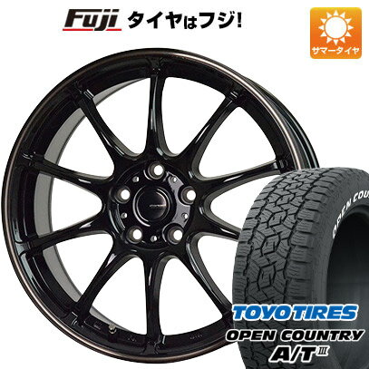 【新品国産5穴114.3車】 夏タイヤ ホイール4本セット 235/60R18 トーヨー オープンカントリー A/T III RWL/RBL ホットスタッフ ジースピード P-07 18インチ(送料無料)