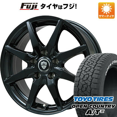 【新品国産5穴114.3車】 夏タイヤ ホイール4本セット 225/65R17 トーヨー オープンカントリー A/T III RWL/RBL ブランドル CJ28B 17インチ(送料無料)