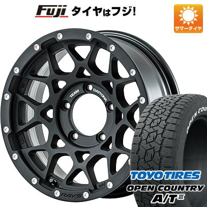 ジムニーシエラ 夏タイヤ ホイール4本セット 215/70R16 トーヨー オープンカントリー A/T III RWL/RBL レイズ デイトナ M8 16インチ(送料無料)