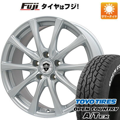 【新品国産5穴114.3車】 夏タイヤ ホイール4本セット 205/65R16 トーヨー オープンカントリー A/T EX ブランドル KF25 16インチ(送料無料)