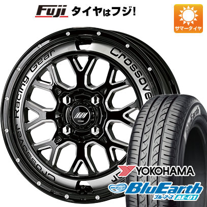 【新品 軽自動車】ハスラー デリカミニ(4WD) 夏タイヤ ホイール4本セット 165/60R15 ヨコハマ ブルーアース AE-01 WORK ワーク クラッグ CKV 15インチ(送料無料) サマータイヤ