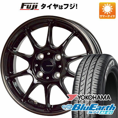 【新品 軽自動車】ハスラー デリカミニ(4WD) 夏タイヤ ホイール4本セット 165/60R15 ヨコハマ ブルーアース AE-01 ホットスタッフ ジースピード P-07 15インチ(送料無料) サマータイヤ