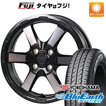 【新品 軽自動車】ハスラー デリカミニ(4WD) 夏タイヤ ホイール4本セット 165/60R15 ヨコハマ ブルーアース AE-01 クール ジャパン ヴェルズ クロス X6 15インチ(送料無料) サマータイヤ