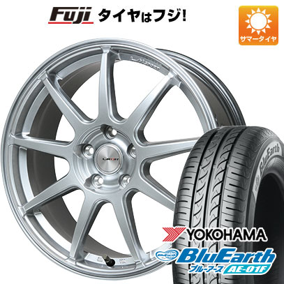 【新品国産5穴114.3車】 夏タイヤ ホイール4本セット 205/60R16 ヨコハマ ブルーアース AE-01F レアマイスター LMスポーツLM-QR ハイパーシルバー 16インチ(送料無料)