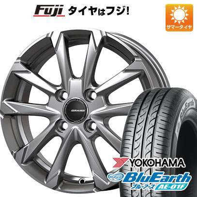  夏タイヤ ホイール4本セット 175/65R14 ヨコハマ ブルーアース AE-01F コーセイ クレイシズ GC36F 14インチ(送料無料)