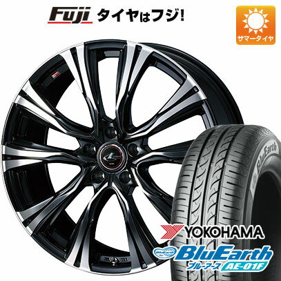 【新品国産5穴114.3車】 夏タイヤ ホイール4本セット 205/55R16 ヨコハマ ブルーアース AE-01F WEDS ウェッズ レオニス VR 16インチ(送料無料) サマータイヤ