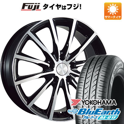 【新品国産車用5穴114.3】 夏タイヤ ホイール4本セット 195/65R15 ヨコハマ ブルーアース AE-01F ブリヂストン バルミナ A12 15インチ(送料無料)