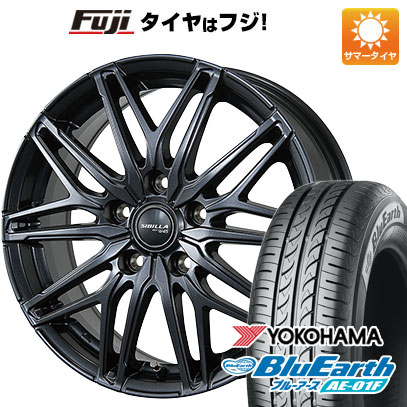 【新品国産5穴114.3車】 夏タイヤ ホイール4本セット 195/60R16 ヨコハマ ブルーアース AE-01F トピー シビラ NEXT W45 16インチ(送料無料)