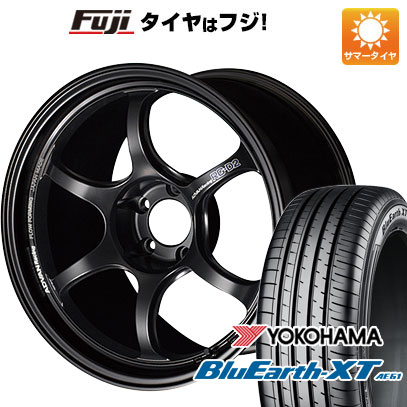 【新品国産車用5穴114.3】 夏タイヤ ホイール4本セット 225/50R18 ヨコハマ ブルーアース XT AE61 ヨコハマ アドバンレーシング RG-DII 18インチ(送料無料)