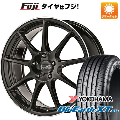 【新品国産5穴114.3車】 夏タイヤ ホイール4本セット 235/60R18 ヨコハマ ブルーアース XT AE61 OZ ヴェローチェGT 18インチ(送料無料)