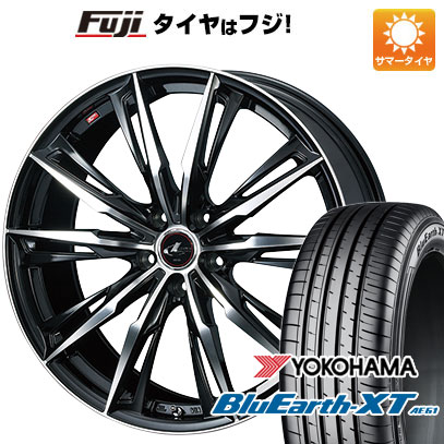 【新品国産車用5穴114.3】 夏タイヤ ホイール4本セット 215/60R16 ヨコハマ ブルーアース XT AE61 WEDS ウェッズ レオニス GX 16インチ(送料無料)