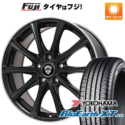 【新品国産車用5穴114.3】 夏タイヤ ホイール4本セット 225/65R17 ヨコハマ ブルーアース XT AE61 エルベ エステローザ MZV 17インチ(送料無料)