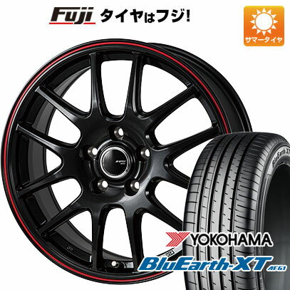 【新品国産5穴114.3車】 夏タイヤ ホイール4本セット 215/60R17 ヨコハマ ブルーアース XT AE61 モンツァ JPスタイル ジェファ 17インチ(送料無料) サマータイヤ