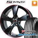 【新品国産5穴114.3車】 夏タイヤ ホイール4本セット 225/60R18 ヨコハマ ブルーアース XT AE61 プレミックス ヴェランV(グロスブラッ..