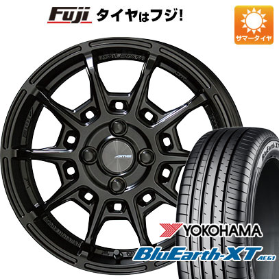 【新品国産5穴114.3車】 夏タイヤ ホイール4本セット 215/60R17 ヨコハマ ブルーアース XT AE61 共豊 ガレルナ レフィーノ 17インチ(送料無料) サマータイヤ