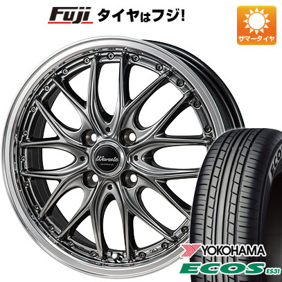 【新品 軽自動車】エブリイワゴン 夏タイヤ ホイール4本セット 165/50R15 ヨコハマ エコス ES31 モンツァ ワーウィック ディープランド 15インチ(送料無料)