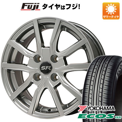 2025年製 日本製 【新品 軽自動車】エブリイワゴン 夏タイヤ ホイール4本セット 165/50R15 ヨコハマ エコス ES31 ブランドル N52 15インチ(送料無料)
