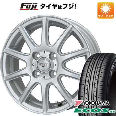 【新品 軽自動車】エブリイワゴン 夏タイヤ ホイール4本セット 165/50R15 ヨコハマ エコス ES31 ビッグウエイ BWT 541 15インチ(送料無料)