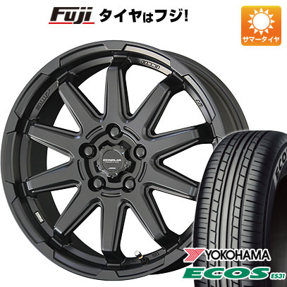 2025年製 日本製 【新品 軽自動車】N-BOX タント スペーシア 夏タイヤ ホイール4本セット 165/55R15 ヨコハマ エコス ES31 共豊 サーキュラー C10S 15インチ(送料無料)