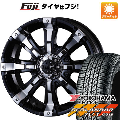 【新品国産6穴139.7車】 夏タイヤ ホイール4本セット 285/70R17 ヨコハマ ジオランダー A/T G015 OWL/RBL クリムソン マーテルギア(MG) ビースト 17インチ(送料無料)