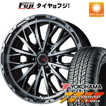 【新品】パジェロ 夏タイヤ ホイール4本セット 265/50R20 ヨコハマ ジオランダー A/T G015 RBL レアマイスター LMG ヴァスティア(ブラックポリッシュ/ブラッククリア) 20インチ(送料無料)