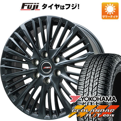 【新品国産車用5穴114.3】 夏タイヤ ホイール4本セット 235/55R19 ヨコハマ ジオランダー A/T G015 RBL プレミックス MER-X(マットブラック) 19インチ(送料無料)