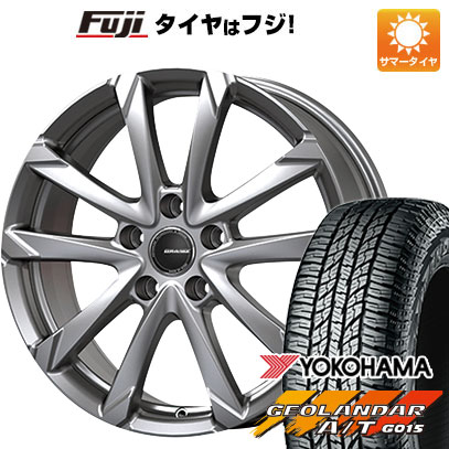 【新品国産5穴114.3車】 夏タイヤ ホイール4本セット 225/50R18 ヨコハマ ジオランダー A/T G015 RBL コーセイ クレイシズ GC36F 18インチ(送料無料)