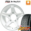 楽天フジ スペシャルセレクション【新品】ジムニーシエラ 夏タイヤ ホイール4本セット 195/80R15 ヨコハマ ジオランダー A/T G015 RBL プレミックス エステラ（ホワイト/リムポリッシュ） 15インチ（送料無料）