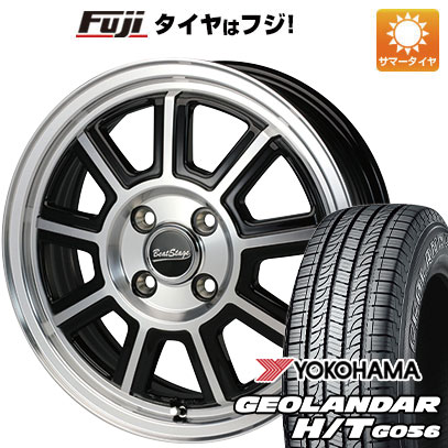 【新品】キャラバン 夏タイヤ ホイール4本セット 195/80R15 107/105L ヨコハマ ジオランダー H/T G056 RBL ブレスト ビートステージ KS-C 15インチ(送料無料)