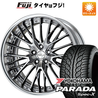 【新品国産車用5穴114.3】 夏タイヤ ホイール4本セット 235/55R20 ヨコハマ PARADA Spec-X WORK ワーク シュヴァート SG2 20インチ(送料無料)