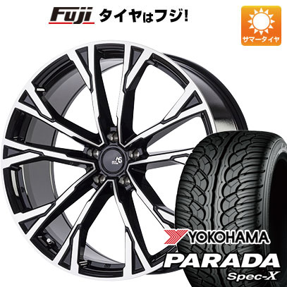 【新品国産5穴114.3車】 夏タイヤ ホイール4本セット 235/55R20 ヨコハマ PARADA Spec-X アウトストラーダ エクシオン 20インチ(送料無料) サマータイヤ