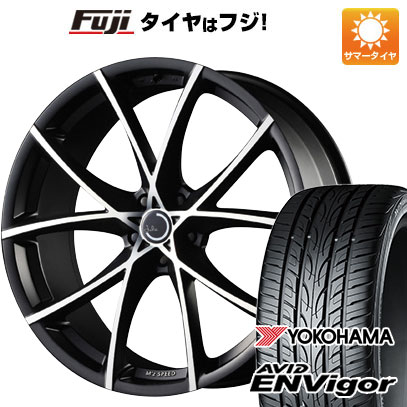 【新品国産車用5穴100】 夏タイヤ ホイール4本セット 225/35R19 ヨコハマ エイビッド エンビガーS321 エムズスピード ジュリア フルスロットル 19インチ(送料無料)