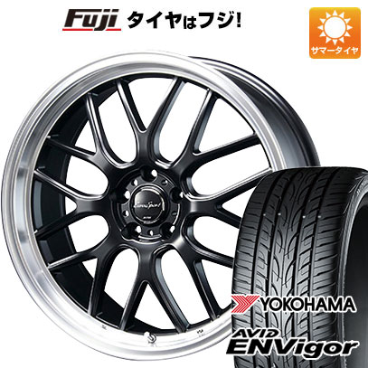 【新品国産5穴100車】 夏タイヤ ホイール4本セット 215/45R18 ヨコハマ エイビッド エンビガーS321 ブレスト ユーロスポーツ タイプ805 セミグロスブラック 18インチ(送料無料)