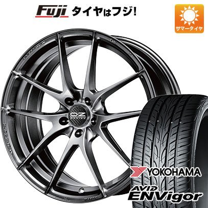 【新品国産車用5穴100】 夏タイヤ ホイール4本セット 225/35R19 ヨコハマ エイビッド エンビガーS321 OZ レッジェーラHLT 19インチ(送料無料)