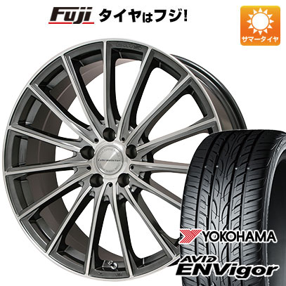 【新品国産5穴114.3車】 夏タイヤ ホイール4本セット 235/55R19 ヨコハマ エイビッド エンビガーS321 レアマイスター LM-S FS15 (ガンメタポリッシュ) 19インチ(送料無料)