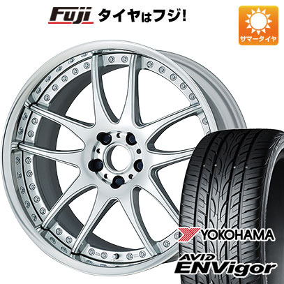 【新品国産5穴114.3車】 夏タイヤ ホイール4本セット 235/55R19 ヨコハマ エイビッド エンビガーS321 ワーク エモーション CR 3P 19インチ(送料無料)