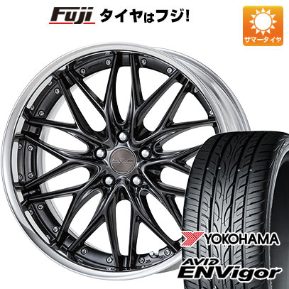 【新品国産5穴114.3車】 夏タイヤ ホイール4本セット 225/45R19 ヨコハマ エイビッド エンビガーS321 ワーク シュヴァート クヴェル 19インチ(送料無料)